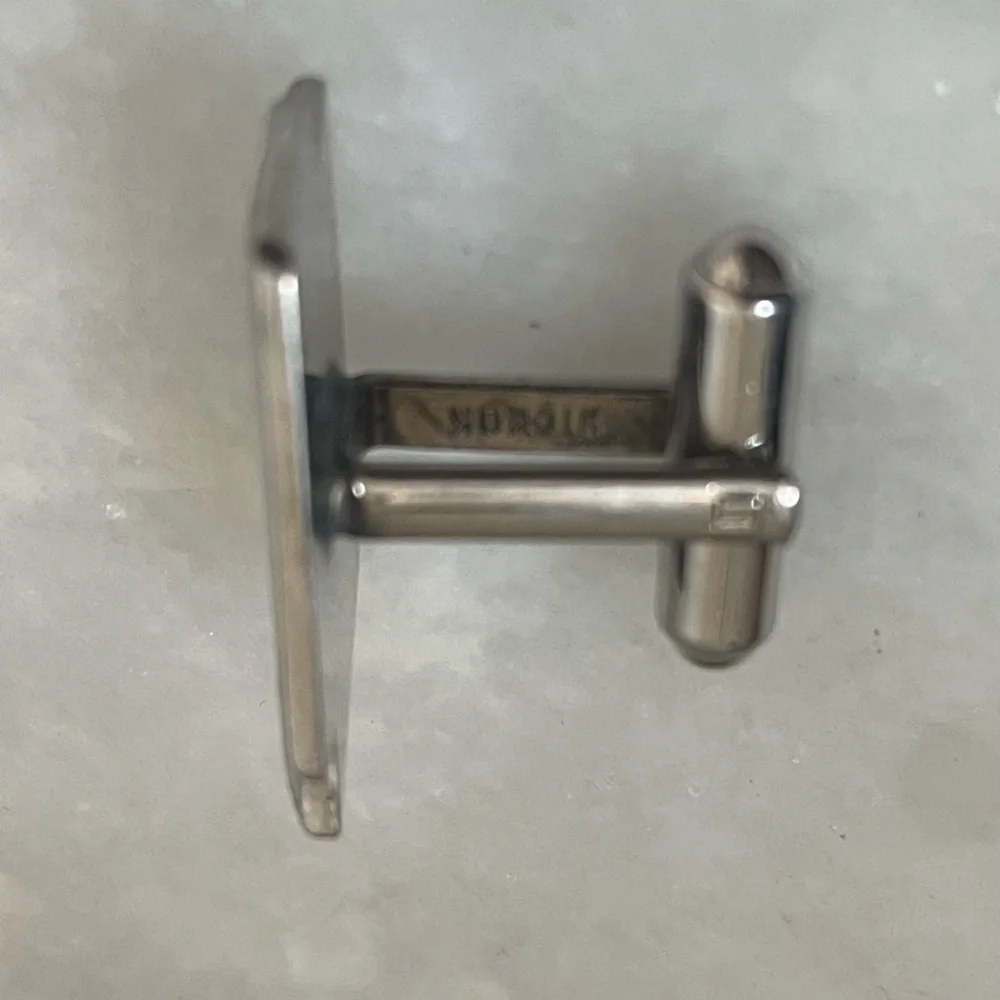 Norton Vintage Cufflinks – Mid-Century Geometric Design